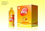 果味饮料包装设计展开图