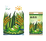 青青蛙 水稻 鄱阳湖