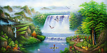 山水油画