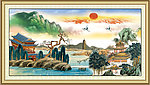 巨幅山水画