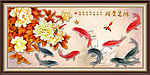 电视背景墙 鸿运当头