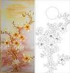 玉兰花 月亮