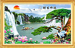 巨幅山水画