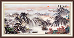国画山水画