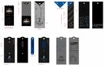 多款服装吊牌失量图