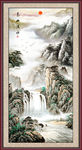 立轴山水