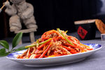 酸萝卜炒肉丝