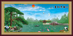 巨幅山水画