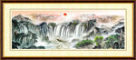 山水风景画图片