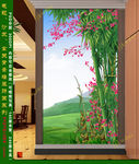 玄关花鸟装饰画