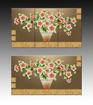 立体花卉无框画