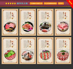 涮羊肉展板