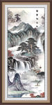 巨幅山水画