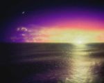 海中日出