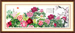 牡丹花装饰画