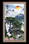 迎客松（竖版）