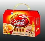 麦香原味营养麦片 平面图