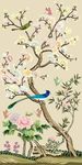 手绘花鸟玄关高清分层