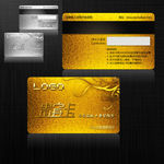金色质感贵宾服务VIP卡