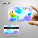 漂亮花朵会员卡