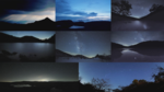 地球仙境风景银河星空湖泊高清