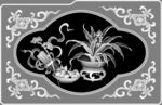 花灰度图