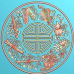 圆八仙八宝精雕