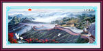 国画 万里长城