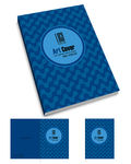 蓝色企业宣传册封面设计