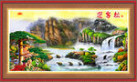 聚宝盆油画