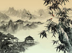 竹子水墨