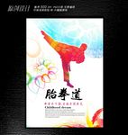 胎拳道海报设计