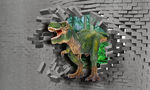 3d电视背景墙 恐龙