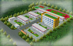 学校鸟瞰图