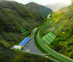 公路护坡效果图