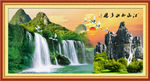 山水画 山水风景