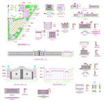大门建筑施工CAD图纸