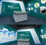 企业展厅设计效果图图片