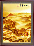 油画长城