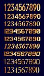 金色质感数字设计
