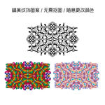 精美纹饰纹案传统图案cdr分层