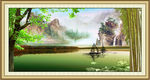 山水画 山水风景