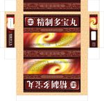 包装盒平面图