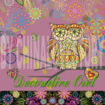 卡通猫头鹰装饰画