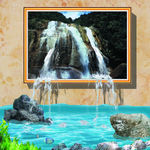 瀑布3D画