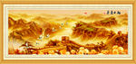 金色油画