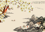 花鸟壁画