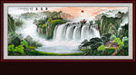 山水画 山水风景