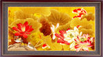 荷花国画