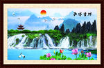 山水画 山水风景
